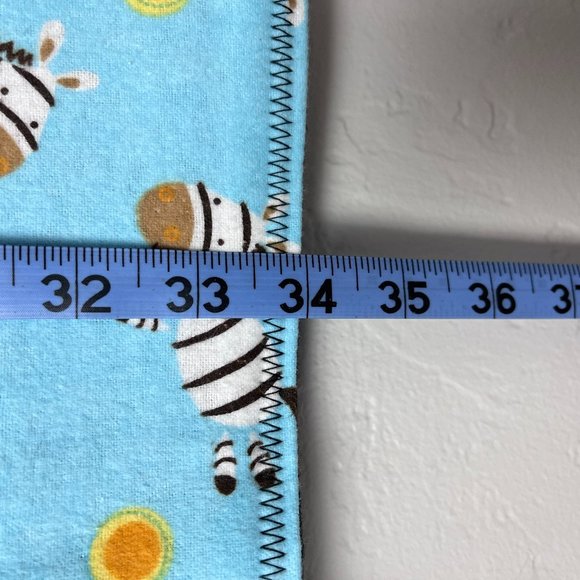 Jumping Zebra Baby Blanket - Picture 7 of 7